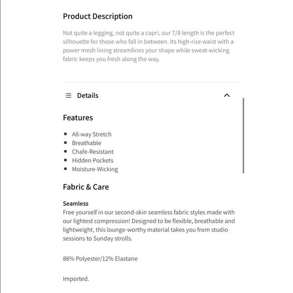 FABLETICS “Oasis” Power Hold High Waisted Cold Weather Leggings XS - Picture 11 of 15